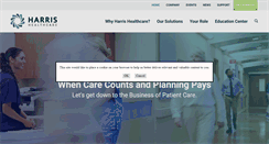 Desktop Screenshot of harrishealthcare.com